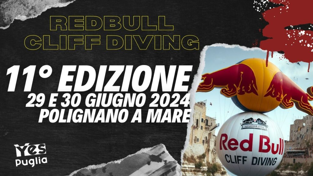 Red Bull Cliff Diving 2024 a Polignano a Mare l'undicesima edizione